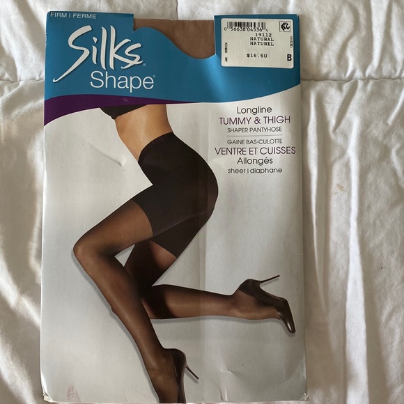 ⭐️FREE - 🛍️NWT - SILKS shape Tummy & Thigh Shaper Pantyhose - Picture 1 of 3